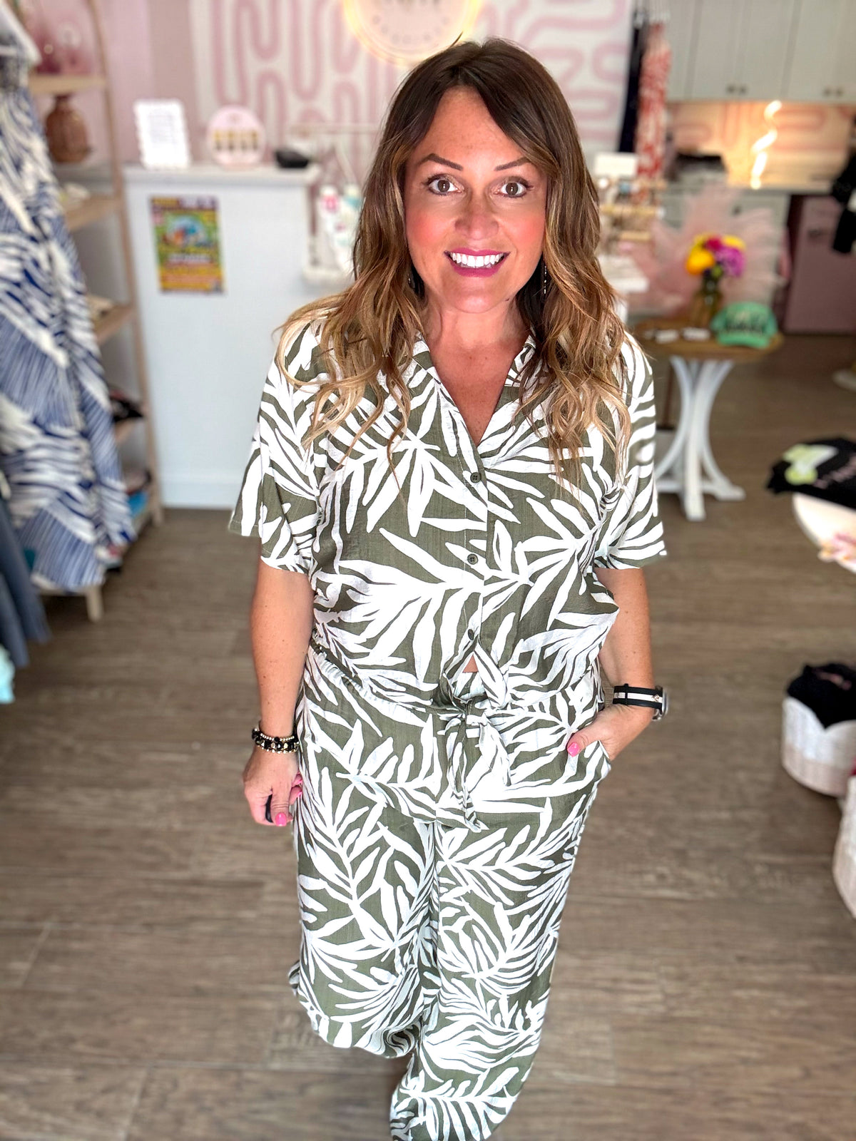 Oasis Front Tie Top