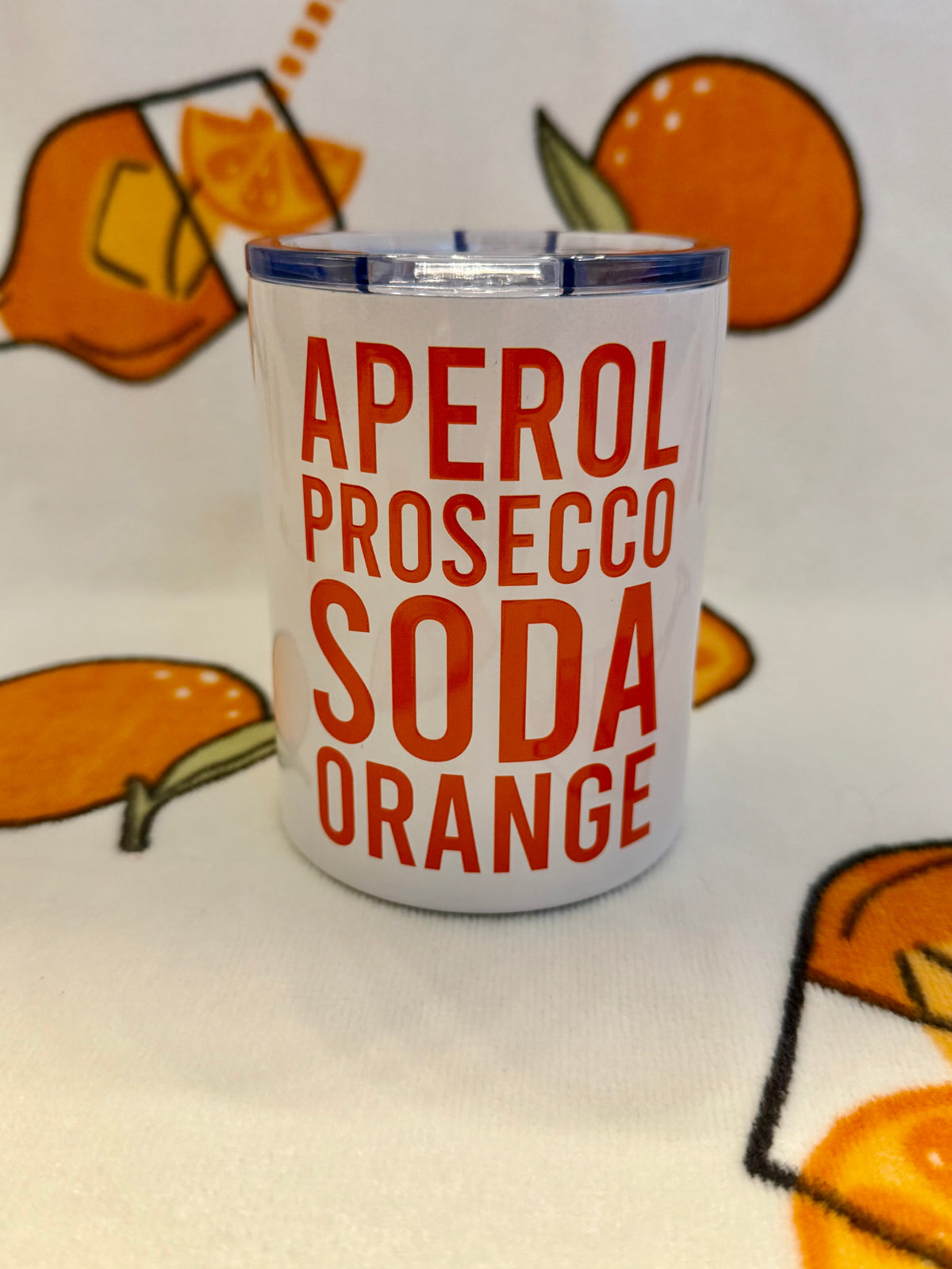 Aperol Stainless Steel Tumbler