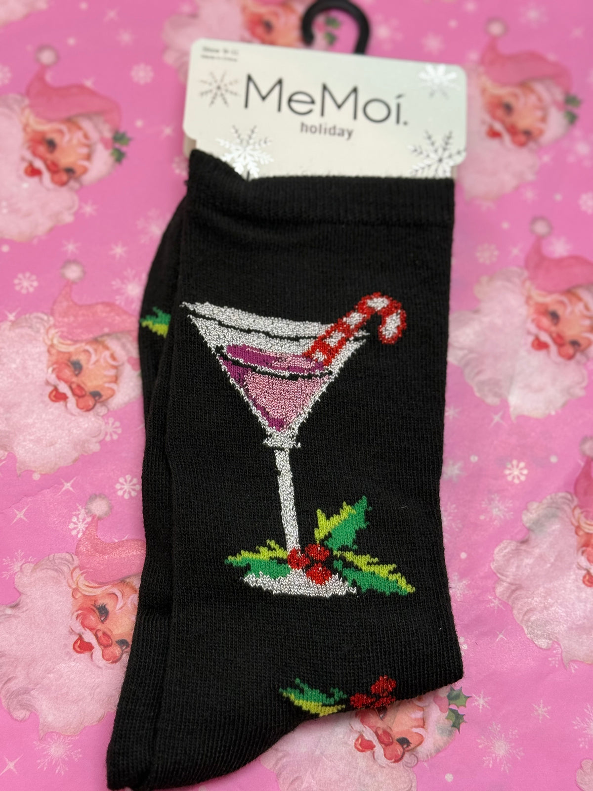 Holiday Martini Socks