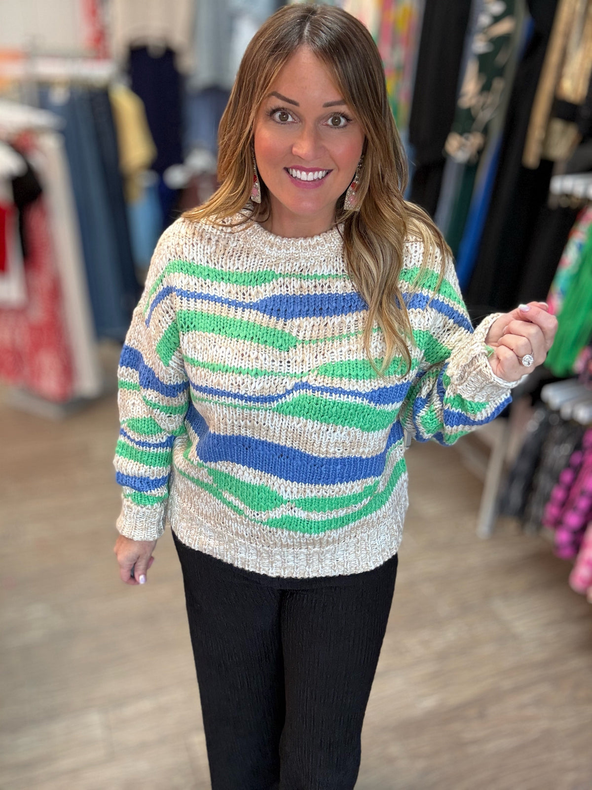 Coastal Current Knit Sweater