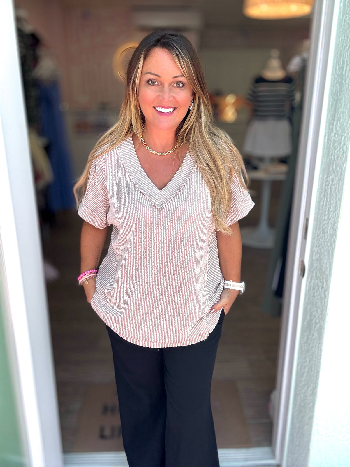 Sandy Shores Ribbed Top