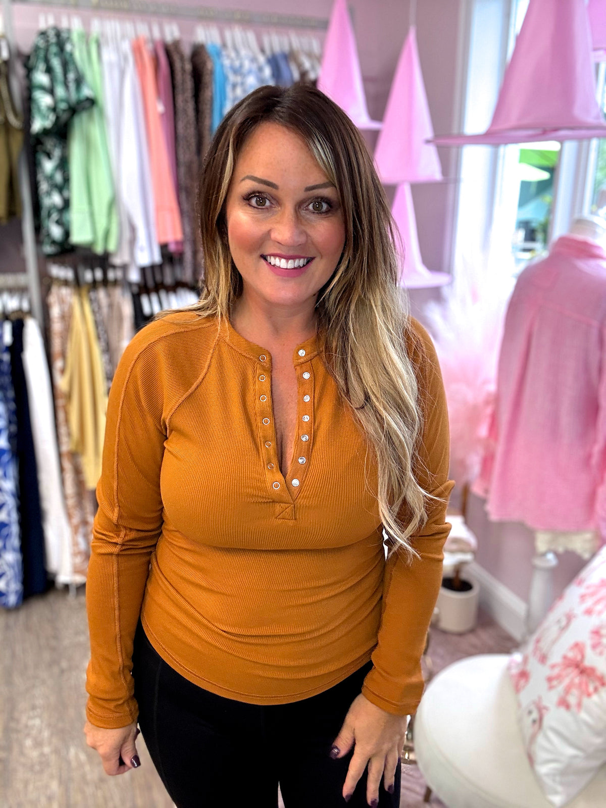 Amber Glow Top