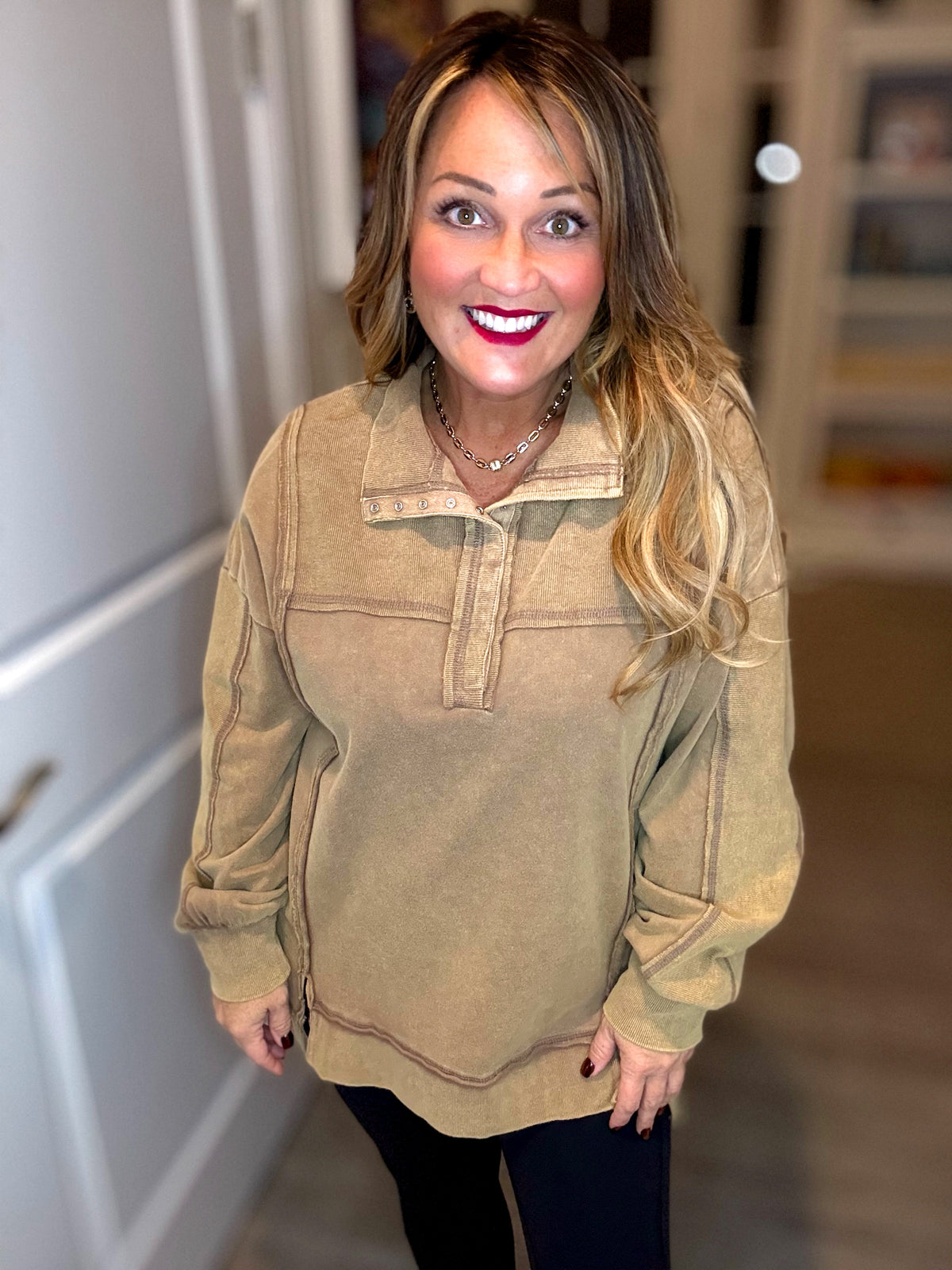 Toasted Almond Pullover