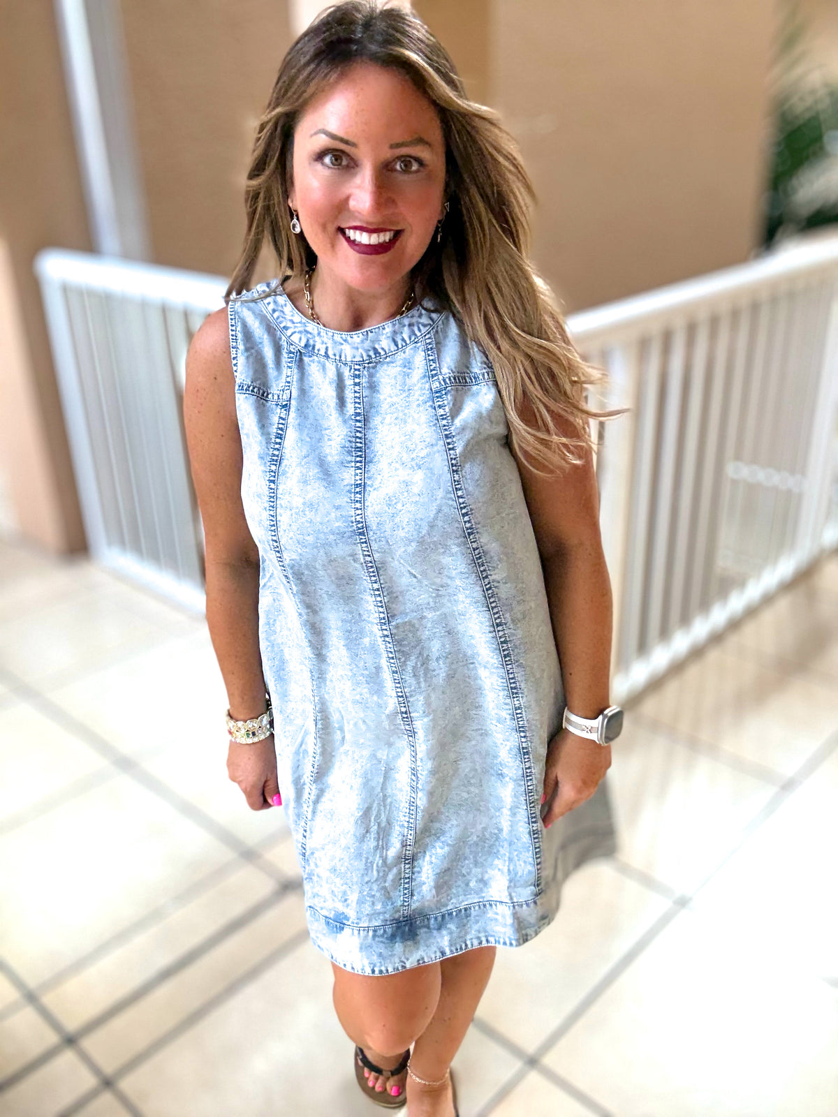 Darling Chambray Dress
