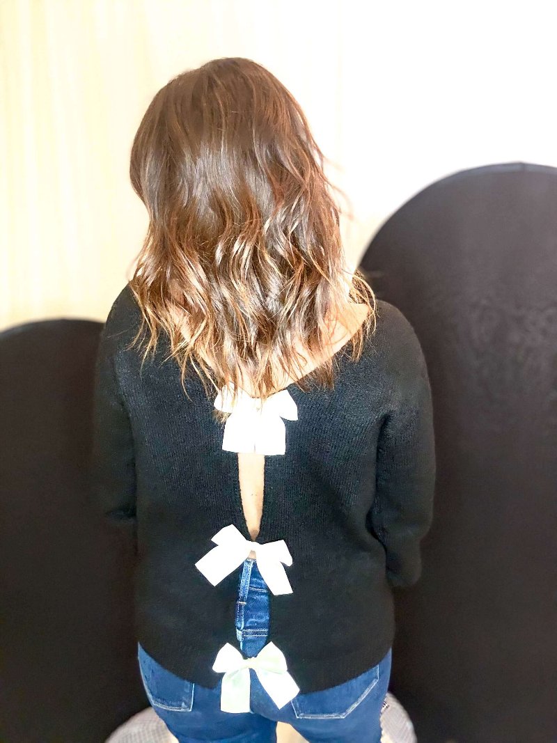 Women's Back Bow Sweater