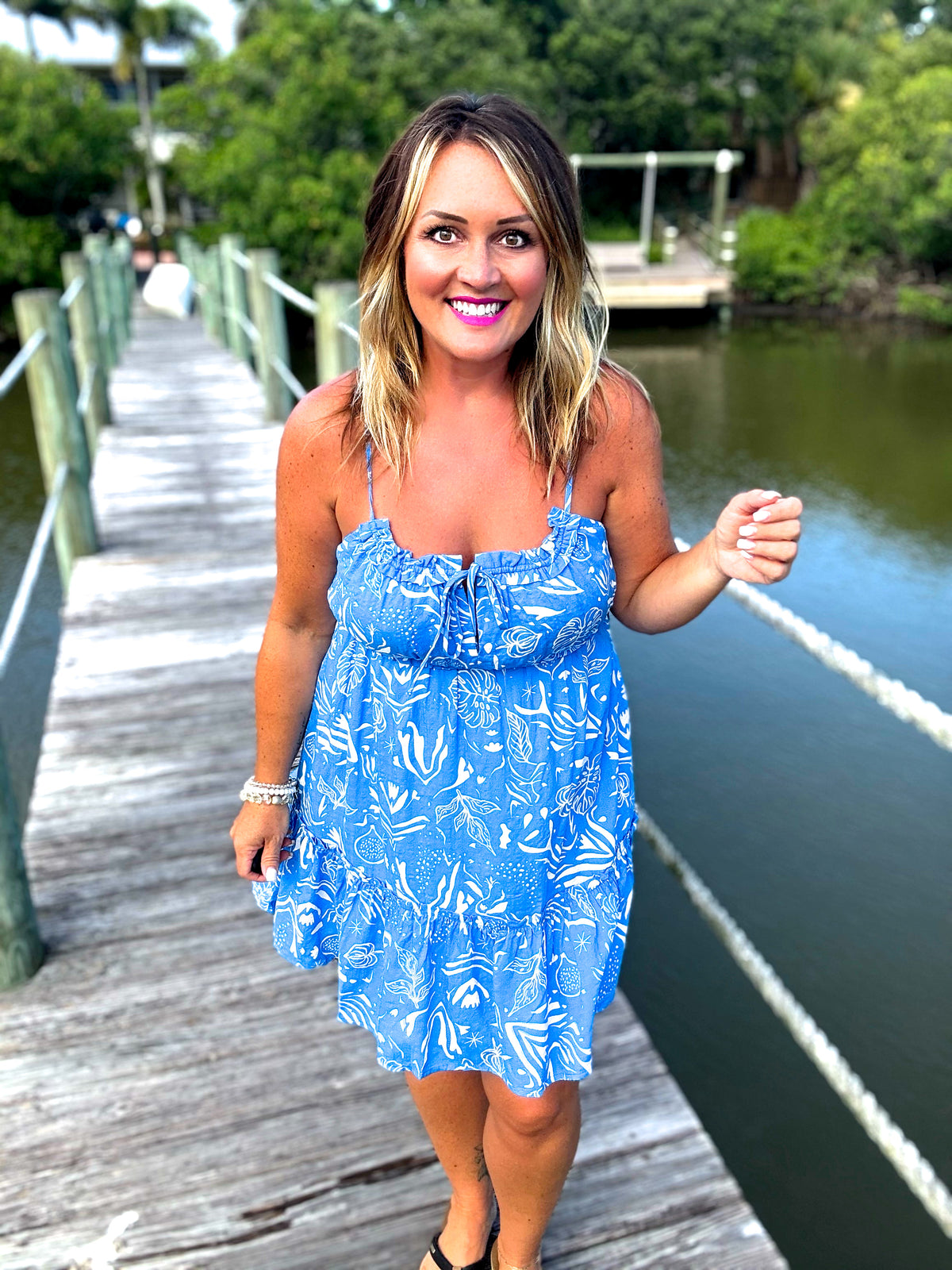 Ocean Sketch Dress