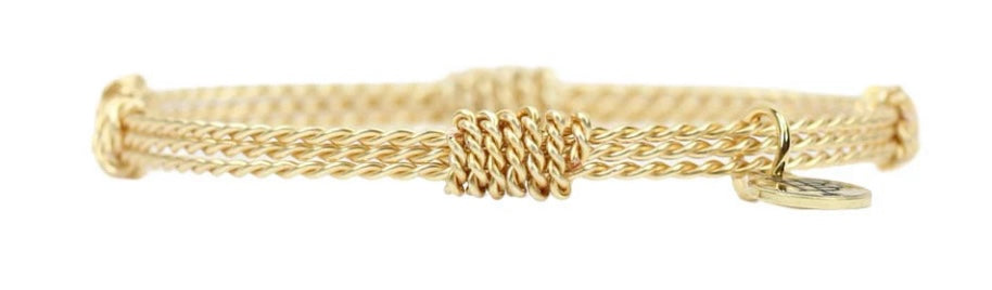 Bourbon and Bowties|Twisted Wire Bangle