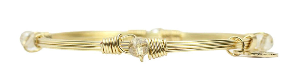 Bourbon and Boweties|Morgan Bangle-Champagne