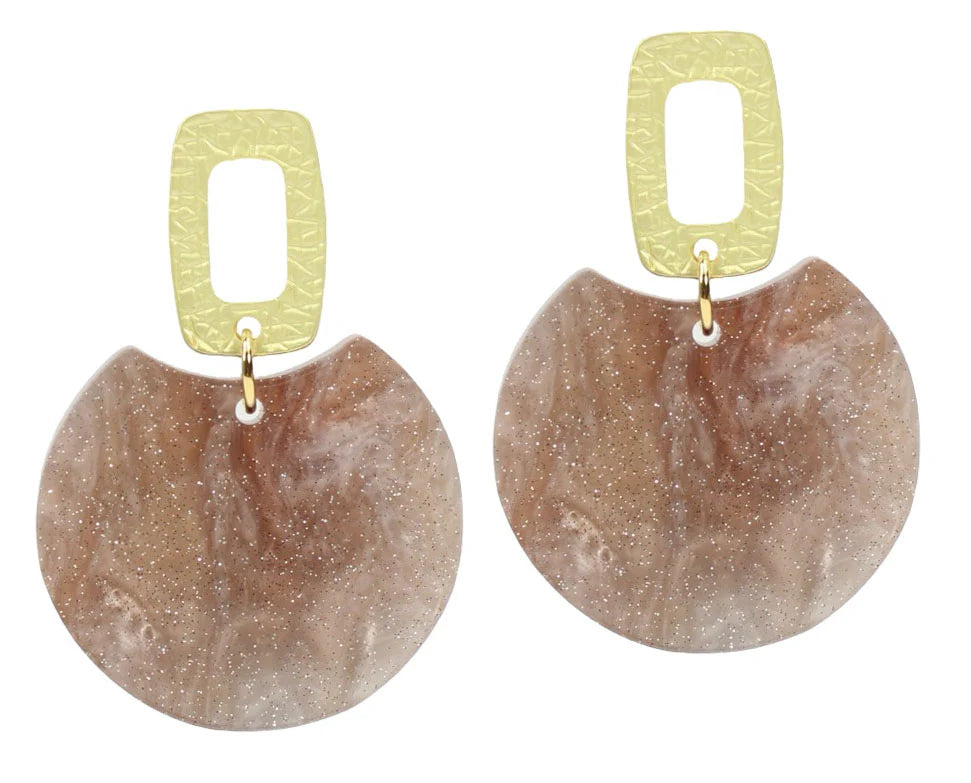 Bourbon and Boweties|Leighton Earring-Mocha
