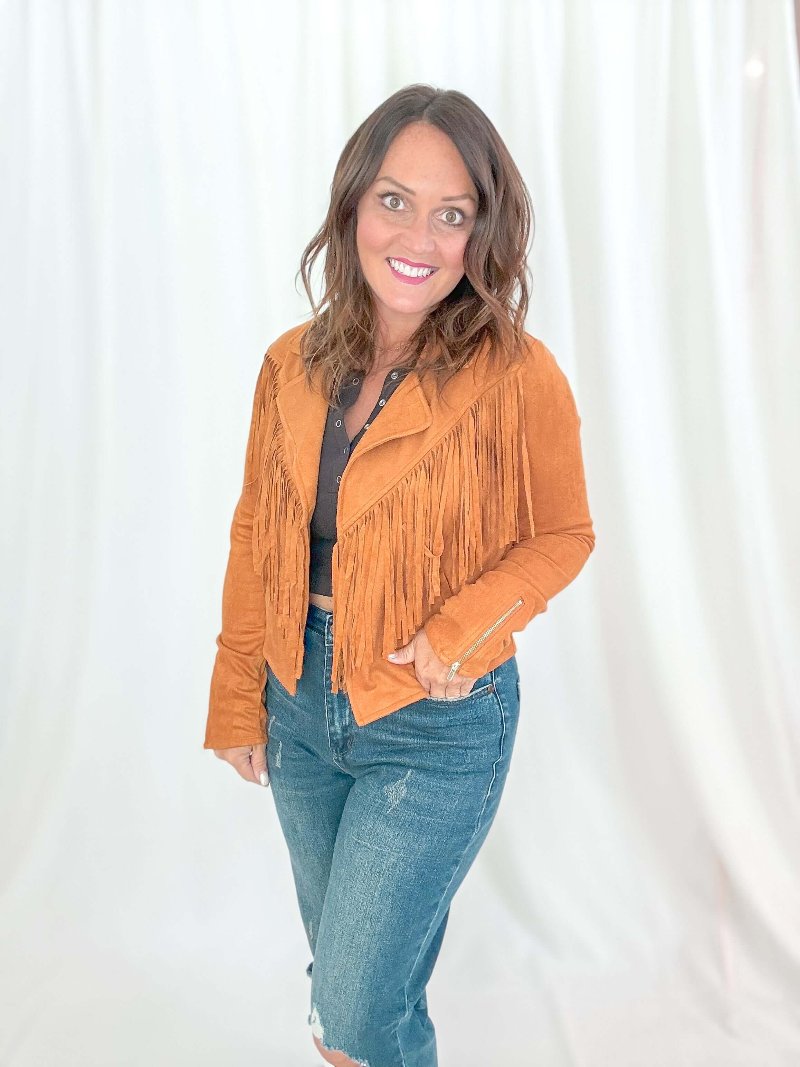 Women's Fringe Jacket -Online Boutique