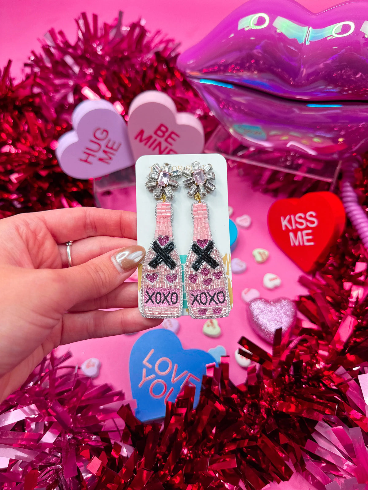 Taylor Shaye|XOXO Bottle Earrings